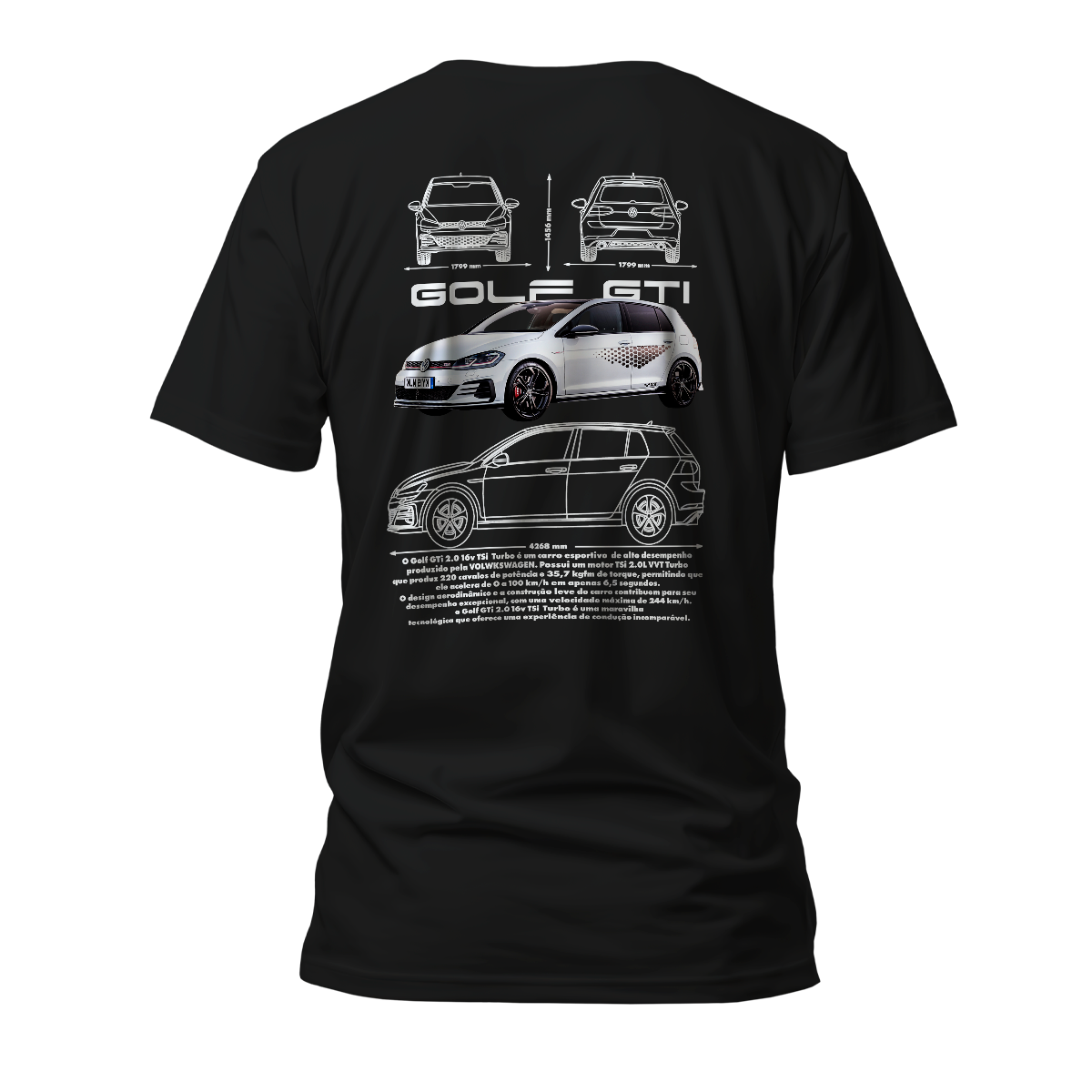 Camiseta Premium Volkwagen Golf GTI