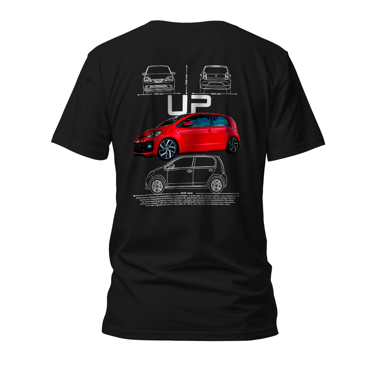 Camiseta Premium Volkswagen Up