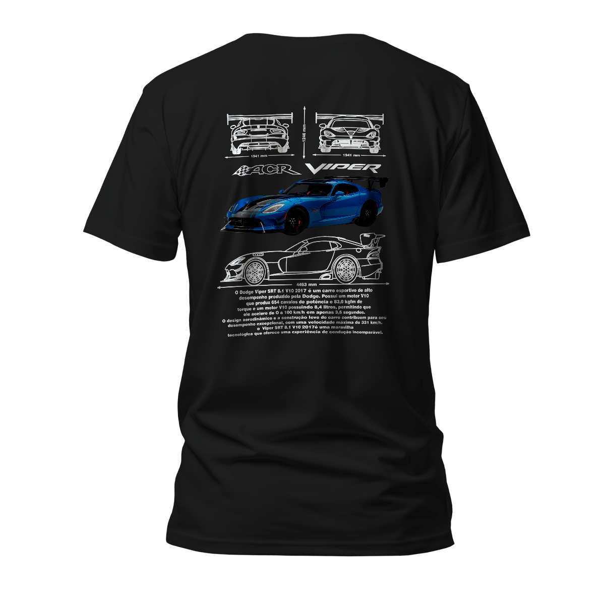 Camiseta Premium Dodge Viper