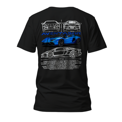 Camiseta Premium Lamborghini Aventador