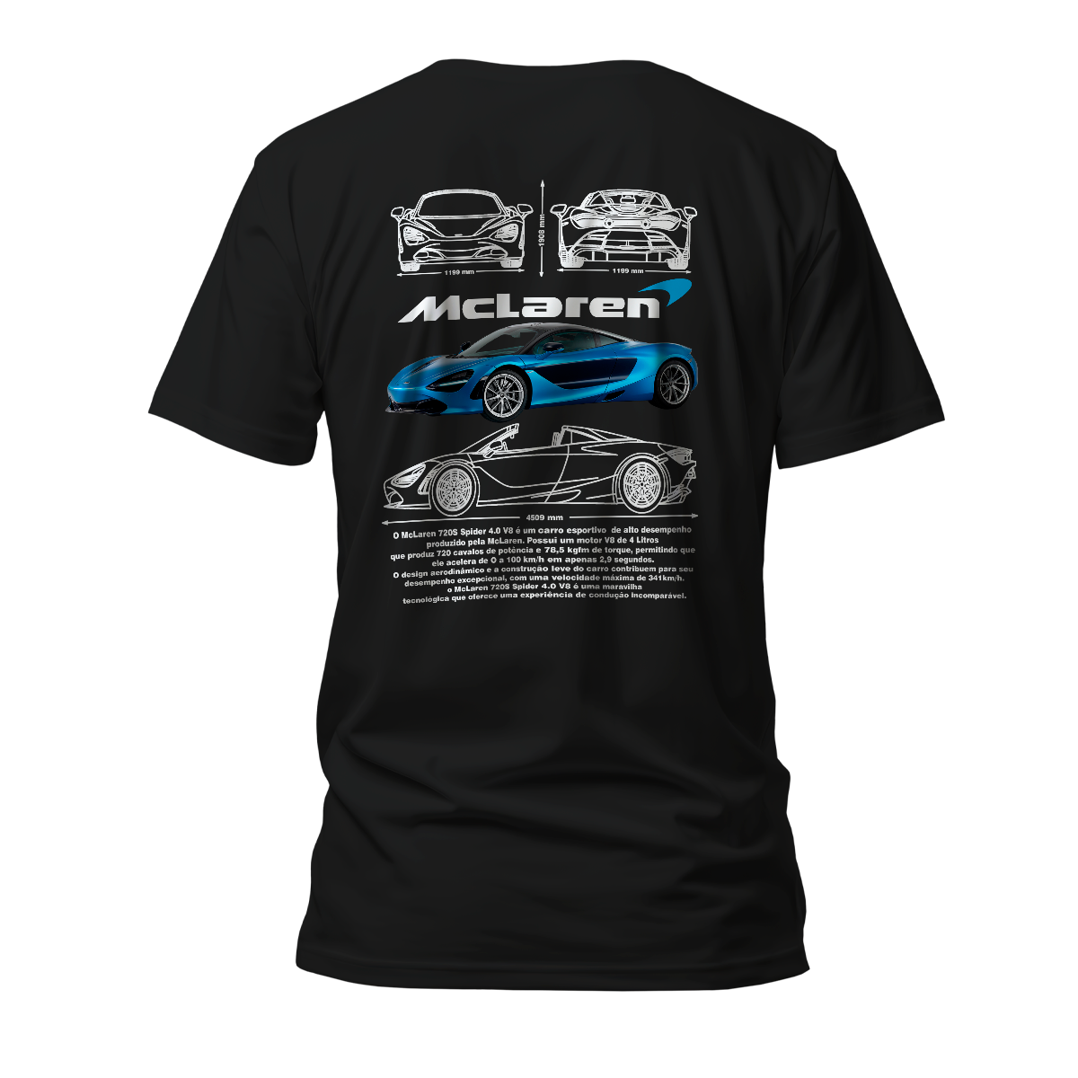 Camiseta Premium McLaren 720s Spider