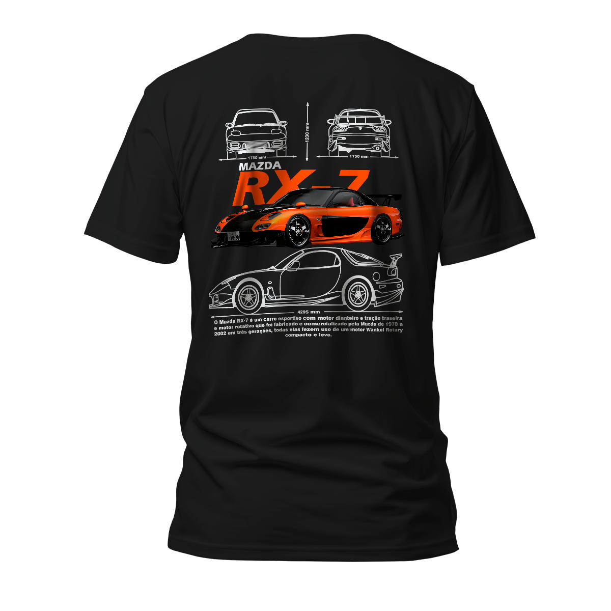 Camiseta Premium Mazda RX-7