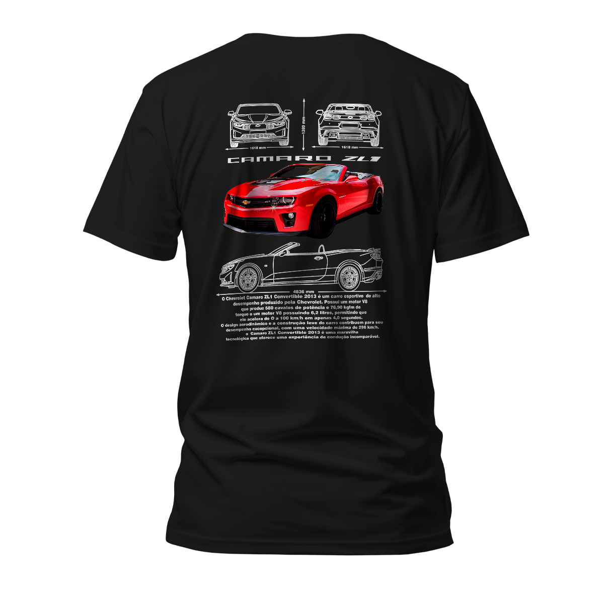 Camiseta Premium Chevrolet Camaro ZL1
