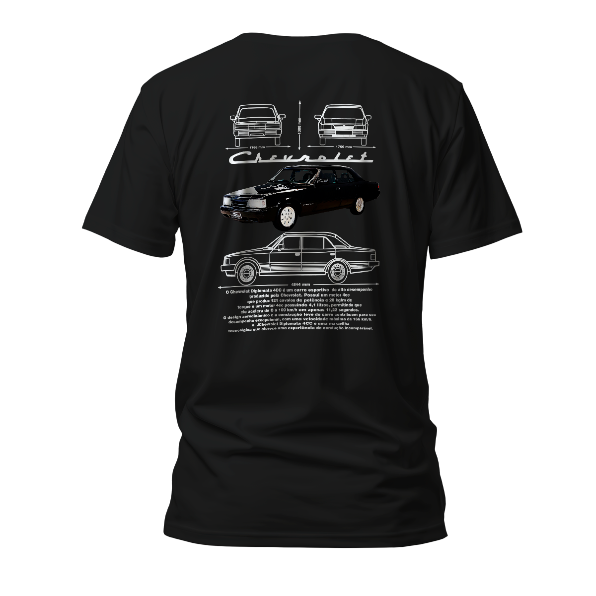 Camiseta Premium Chevrolet Opala Diplomata
