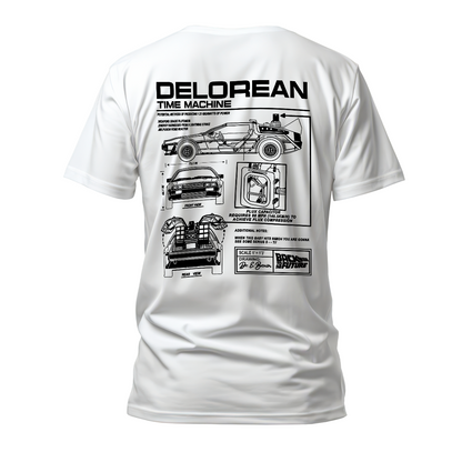 Camiseta Premium Delorean De Volta Para o Futuro
