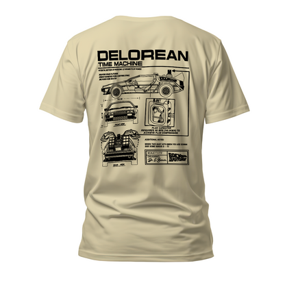 Camiseta Premium Delorean De Volta Para o Futuro