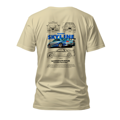 Camiseta Premium Skyline GTR R-34