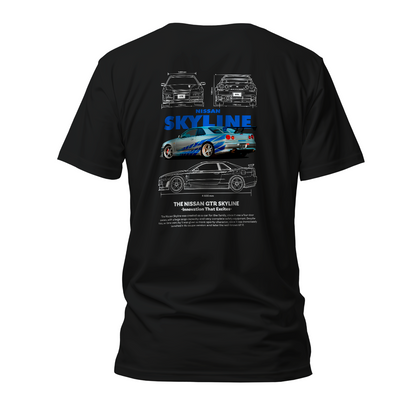 Camiseta Premium Skyline GTR R-34