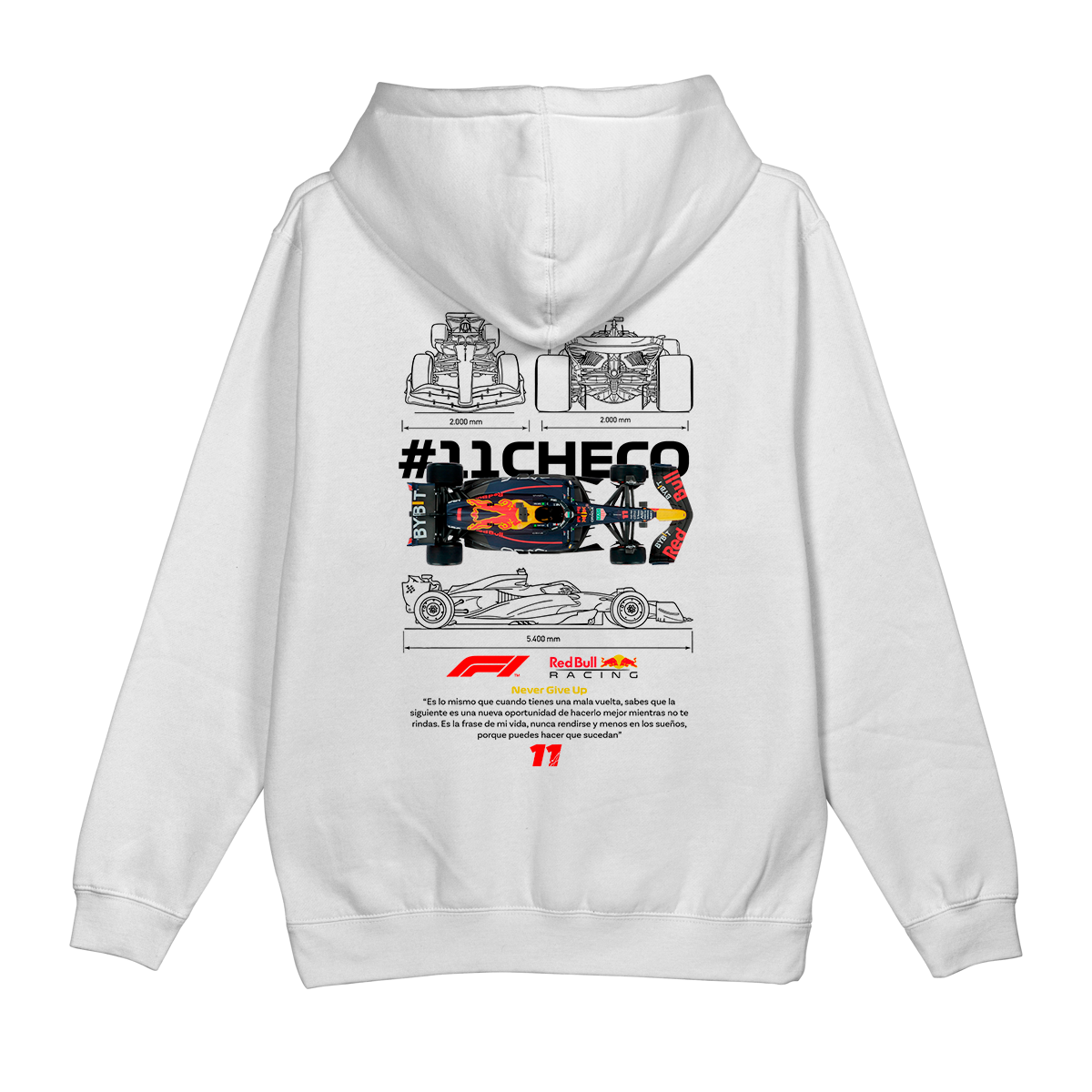 Moletom Canguru Formula 1 Checo Perez