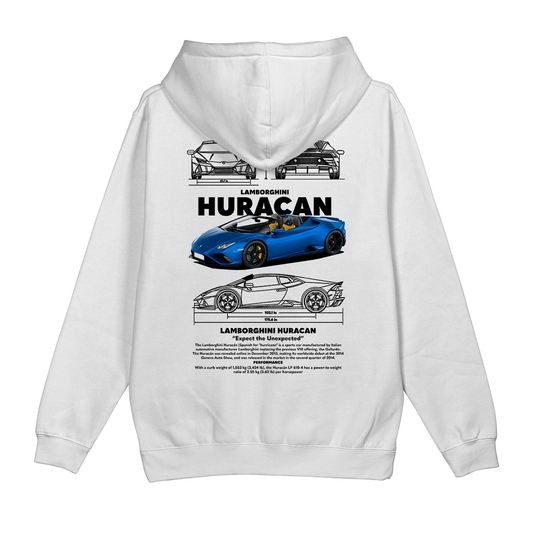 Moletom Canguru Lamborghini Huracan