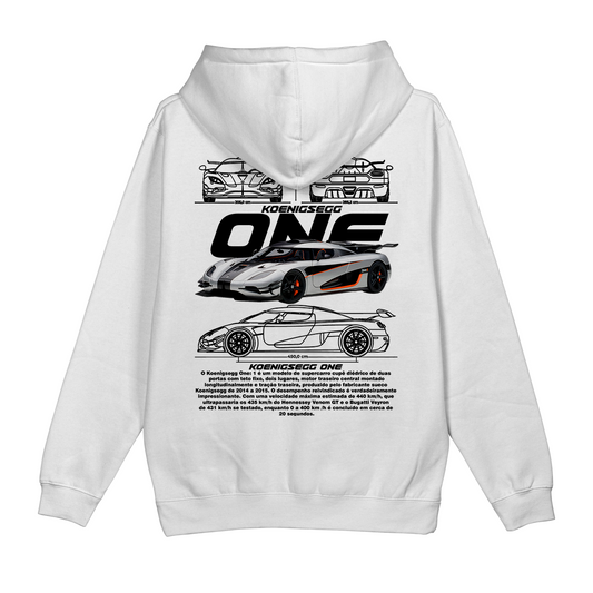 Moletom Canguru Koenigsegg One
