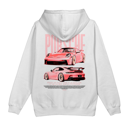 Moletom Canguru Porsche GT3RS Pink