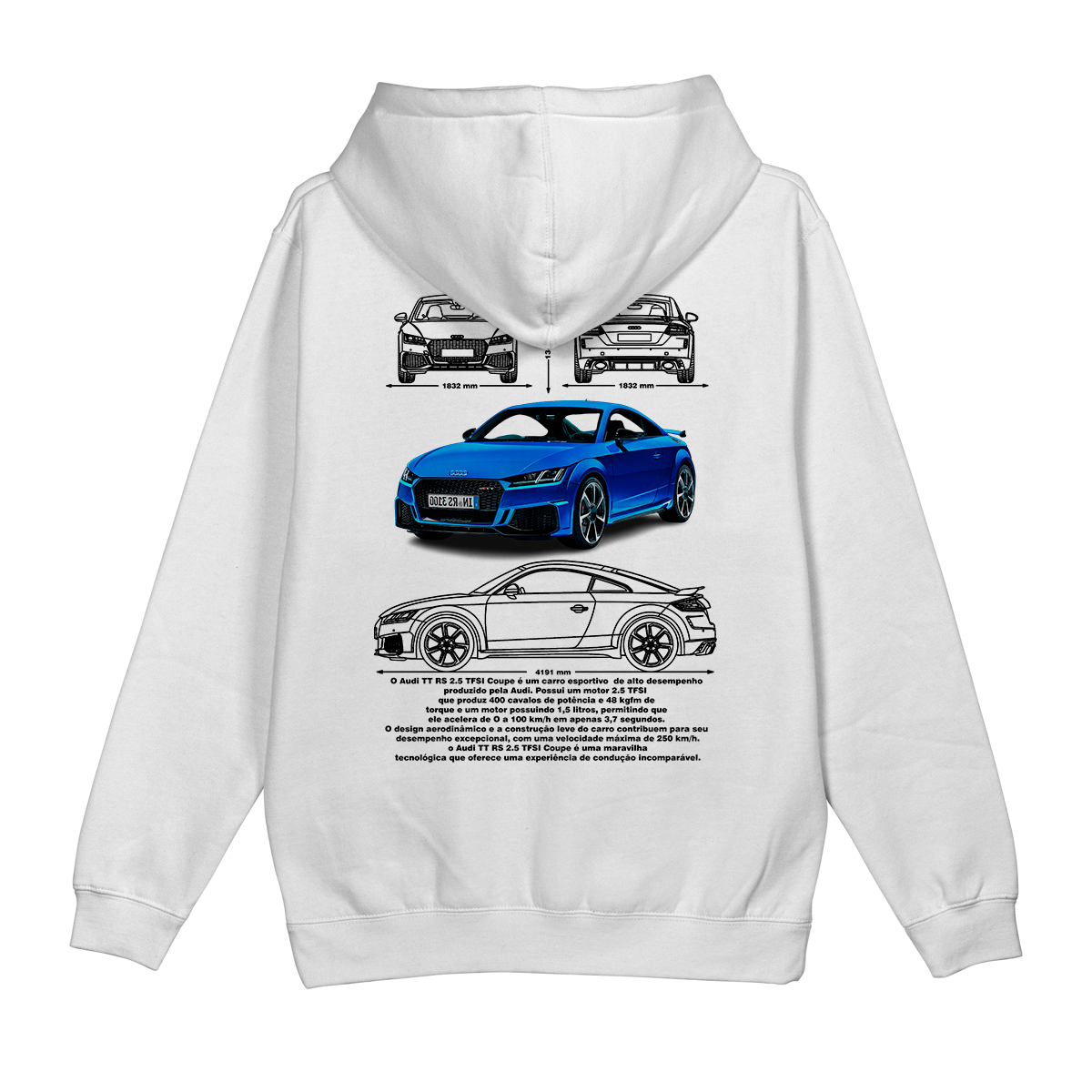 Moletom Canguru Audi TT