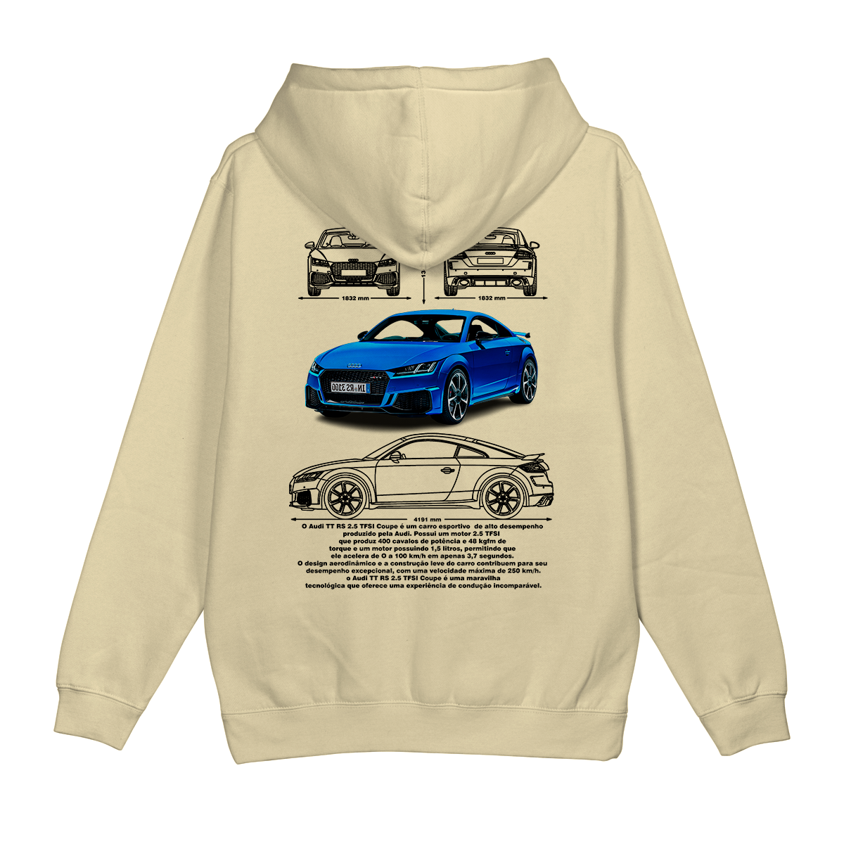 Moletom Canguru Audi TT