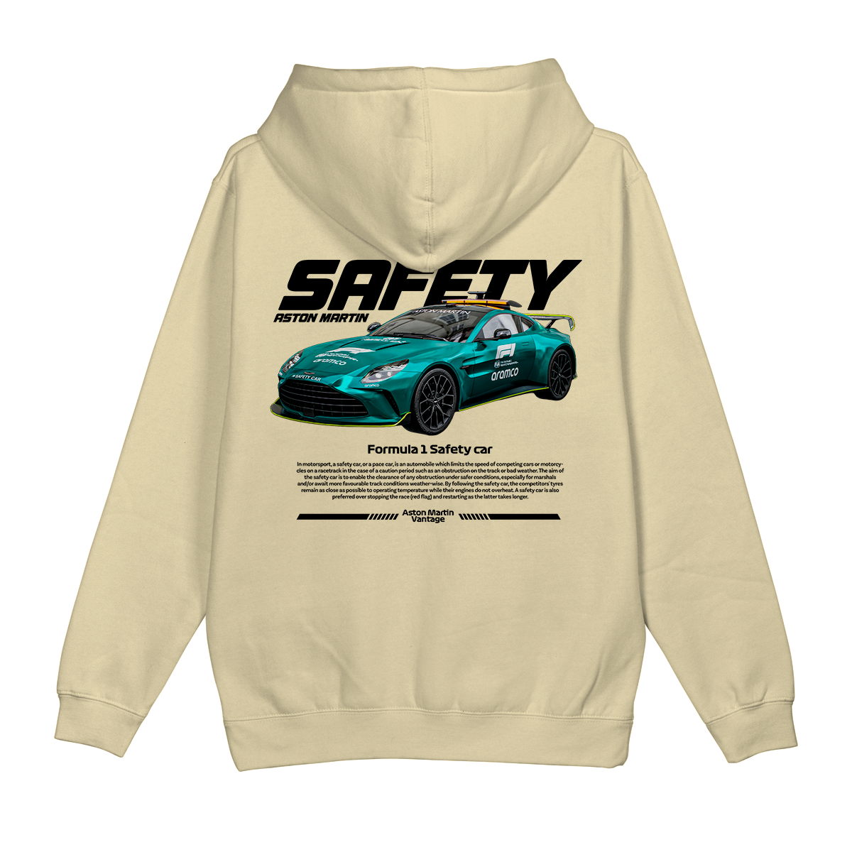 Moletom Canguru Formula 1 Aston Martin Safety Car