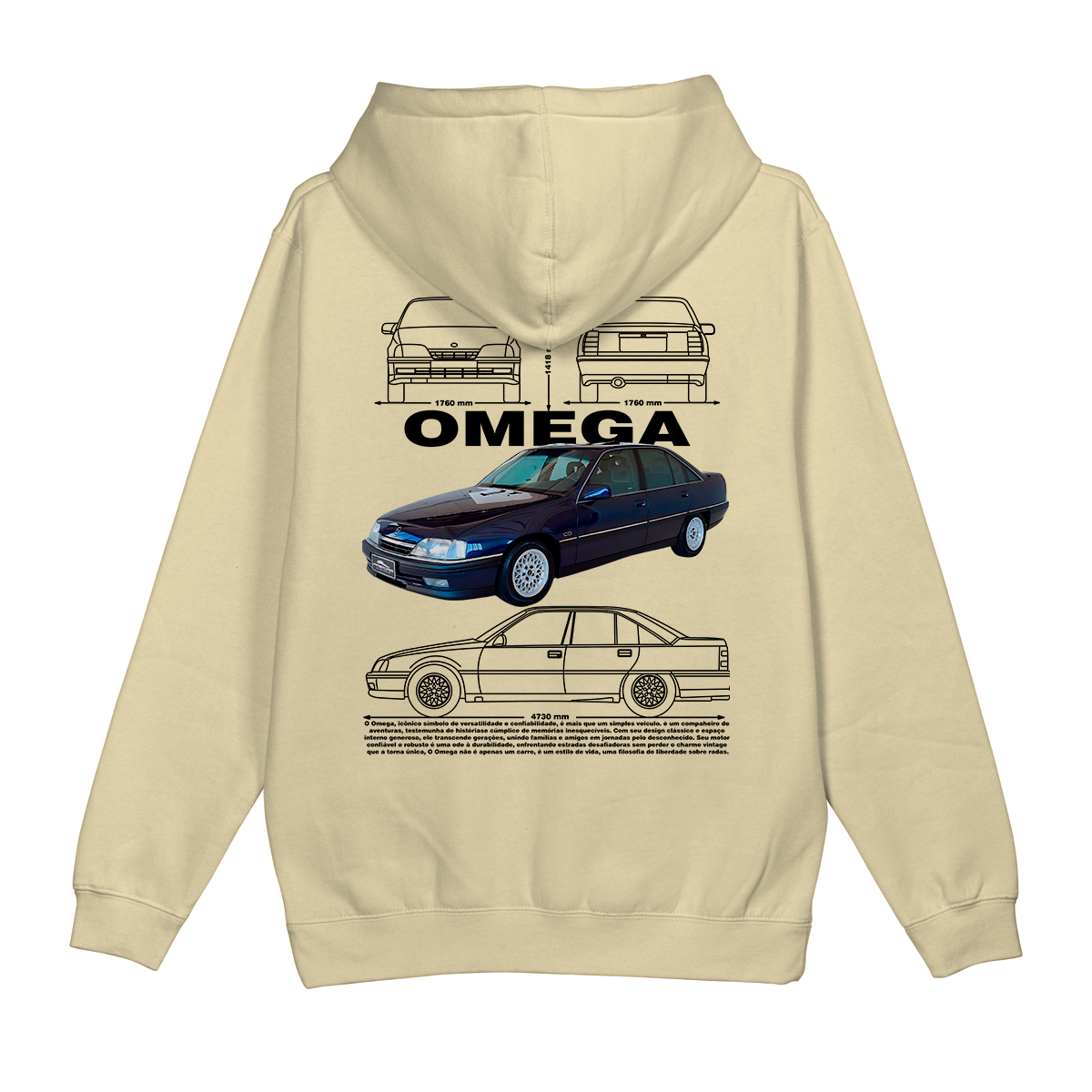 Moletom Canguru Chevrolet Omega