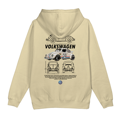 Moletom Canguru Volkswagen Fusca Beetle