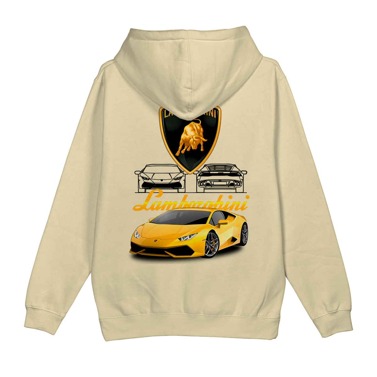Moletom Canguru Lamborghini Huracan
