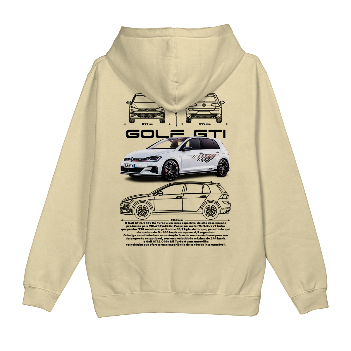 Moletom Canguru Volkswagen Golf Gti