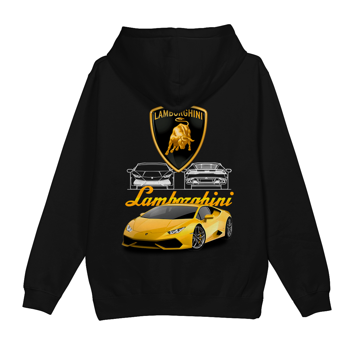 Moletom Canguru Lamborghini Huracan