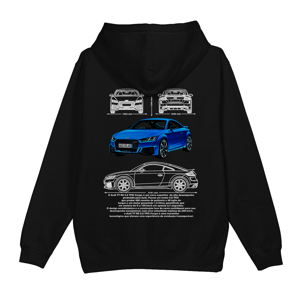 Moletom Canguru Audi TT