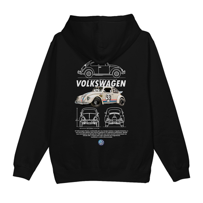 Moletom Canguru Volkswagen Fusca Beetle