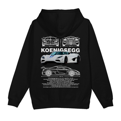Moletom Canguru Koenigsegg Agera