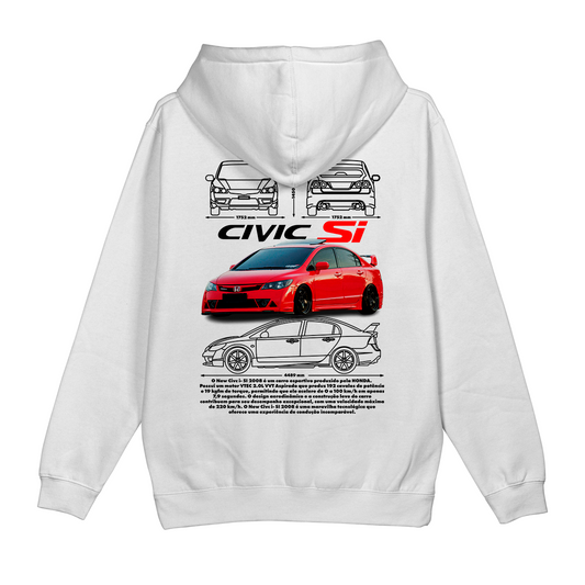 Moletom Canguru Honda Civic Si