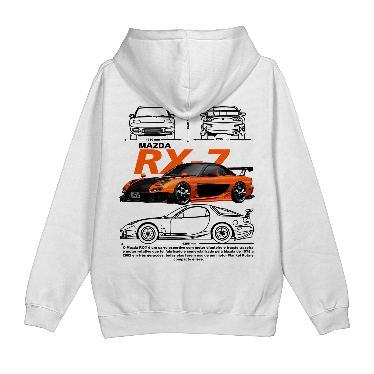 Moletom Canguru Mazda RX-7