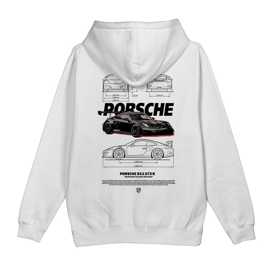 Moletom Canguru Porsche 911 GT3Rs Preto