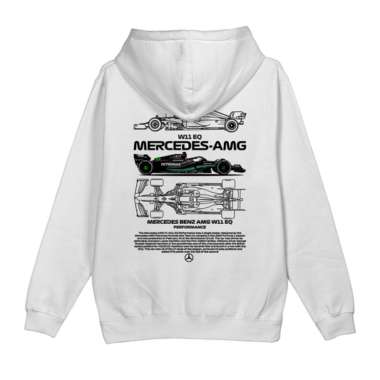 Moletom Canguru Formula 1 Mercedes Benz