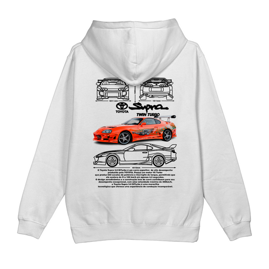 Moletom Canguru Toyota Supra