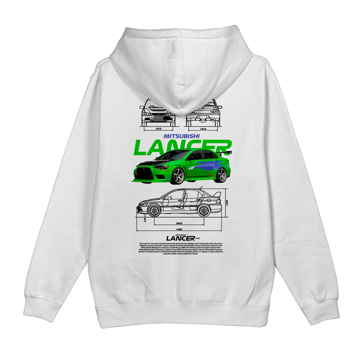 Moletom Canguru Mitsubishi Lancer