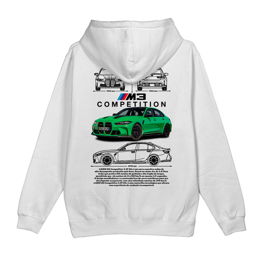 Moletom Canguru BMW M3 Competition