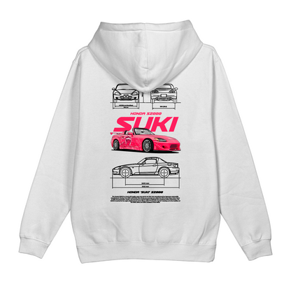 Moletom Canguru Honda S2000 Suki