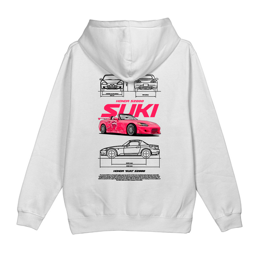 Moletom Canguru Honda S2000 Suki