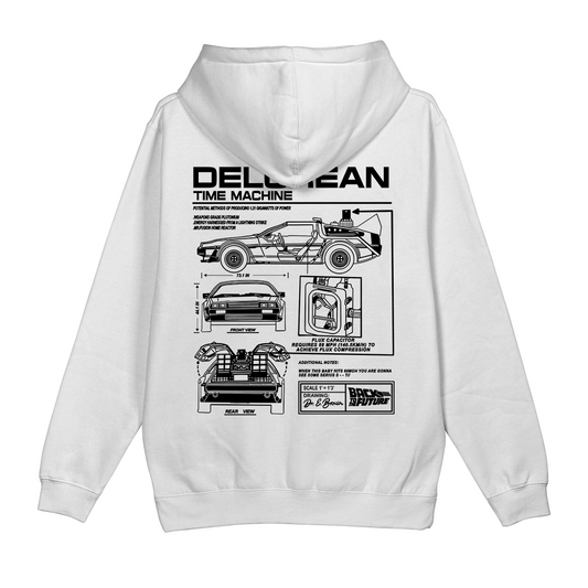 Moletom Canguru Delorean De Volta Pro Futuro