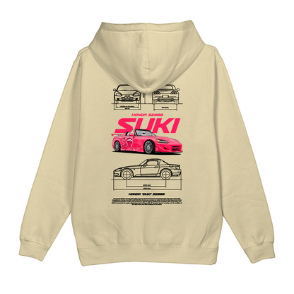 Moletom Canguru Honda S2000 Suki