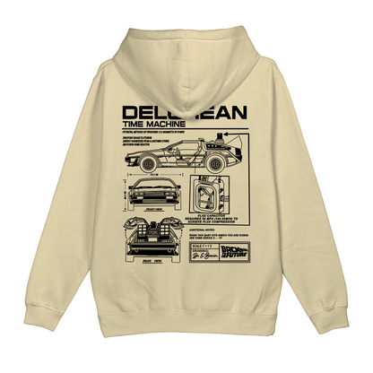 Moletom Canguru Delorean De Volta Pro Futuro