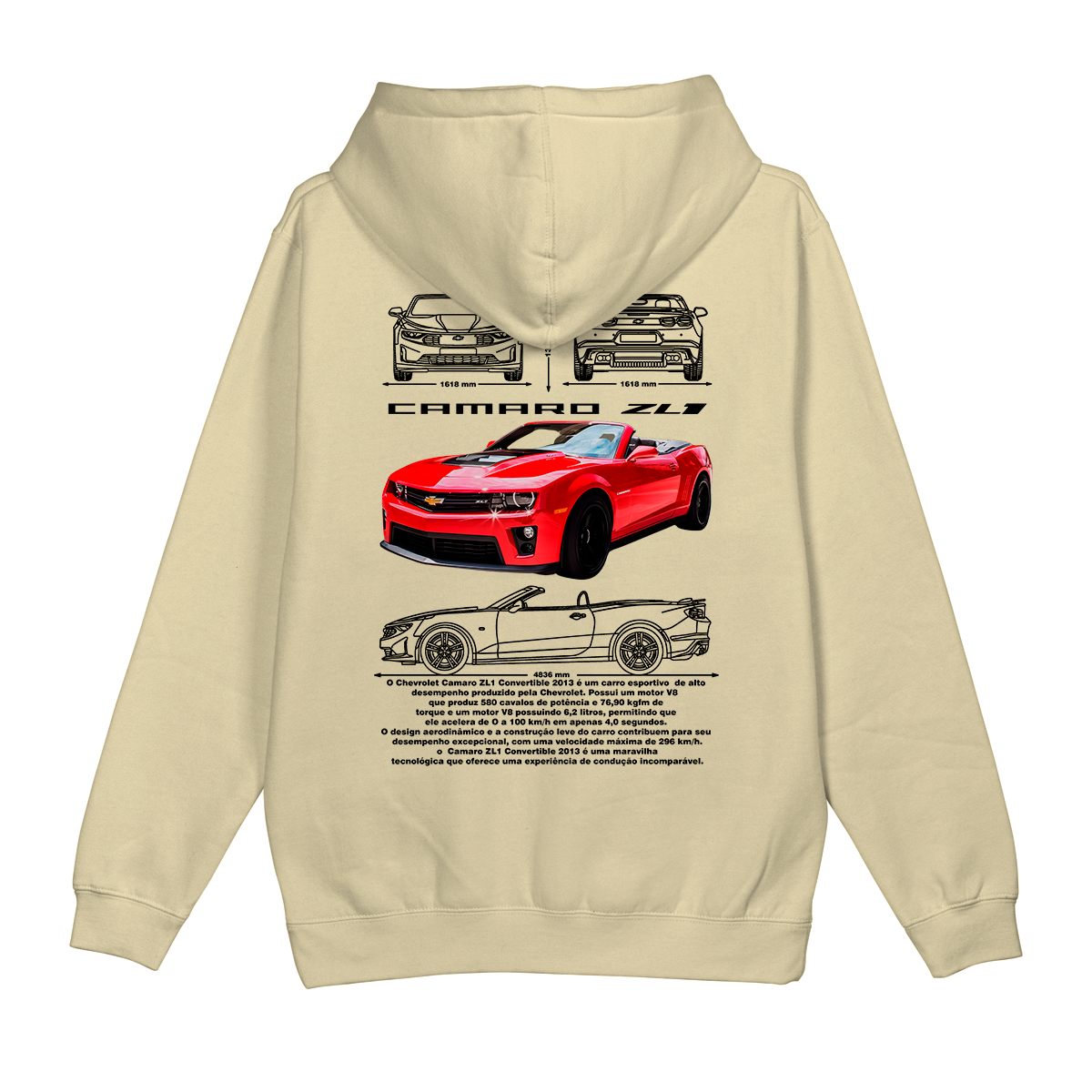 Moletom Canguru Camaro