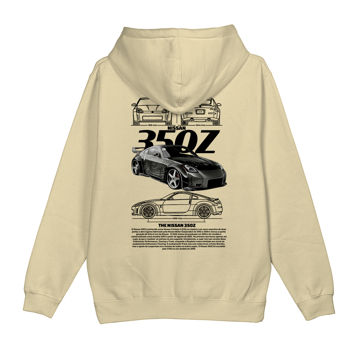 Moletom Canguru Nissan 350z