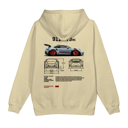 Moletom Canguru Porsche 911 GT3Rs