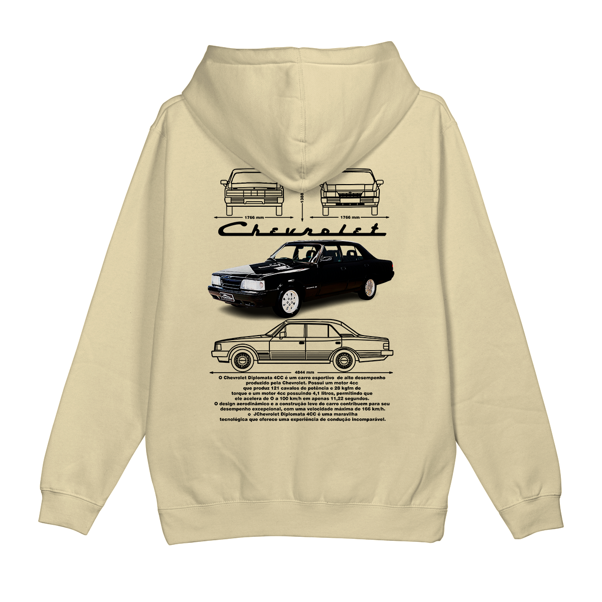 Moletom Canguru Chevrolet Opala Diplomata