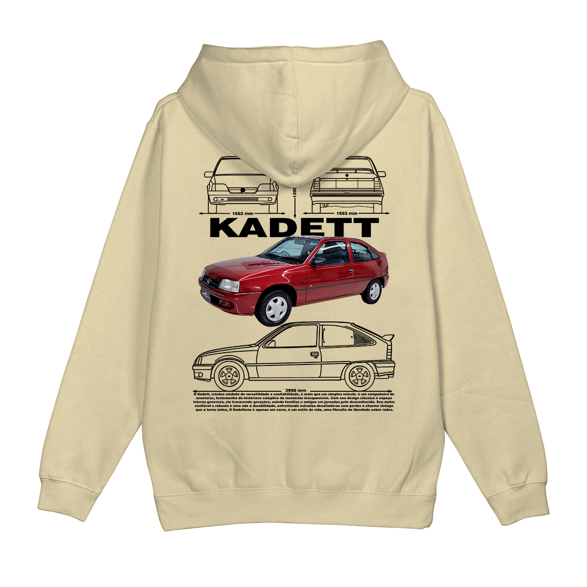 Moletom Canguru Chevrolet Kadett