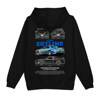 Moletom Skyline GTR R-34