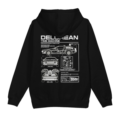 Moletom Canguru Delorean De Volta Pro Futuro