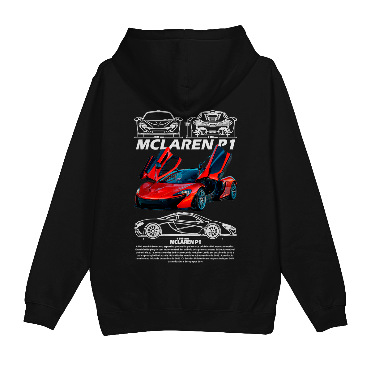 Moletom Canguru McLaren P1
