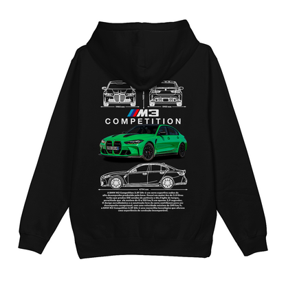 Moletom Canguru BMW M3 Competition