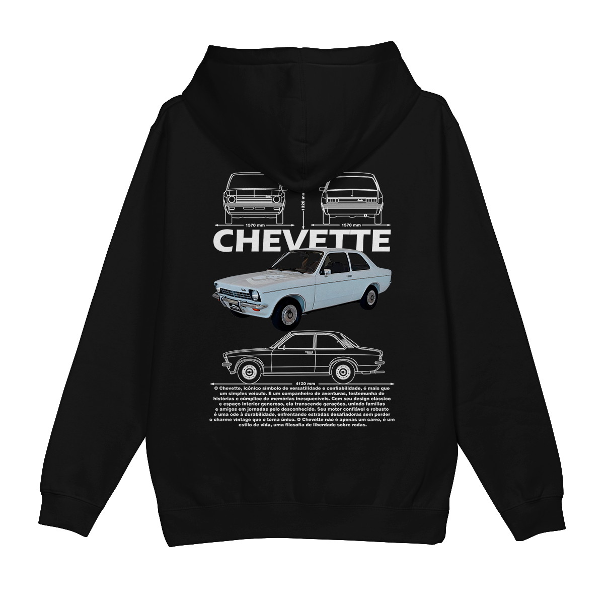 Moletom Canguru Chevrolet Chevette