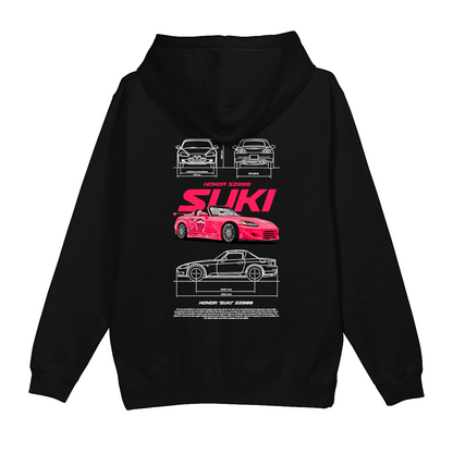 Moletom Canguru Honda S2000 Suki